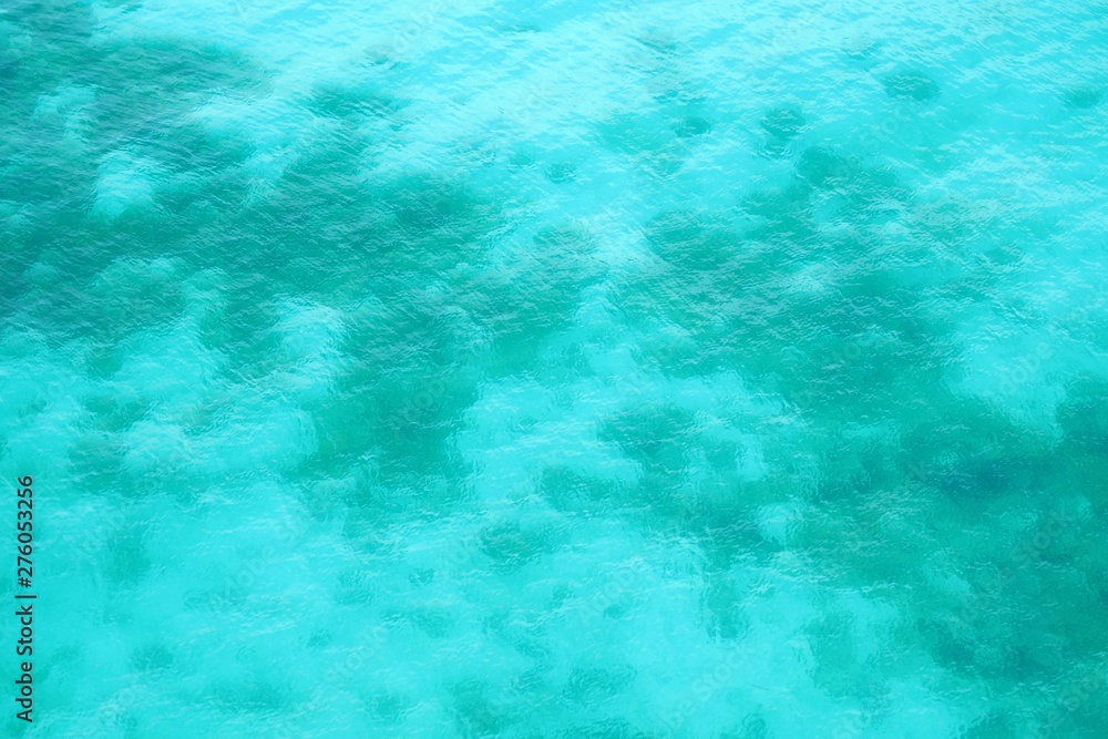 Clear water of the sea background