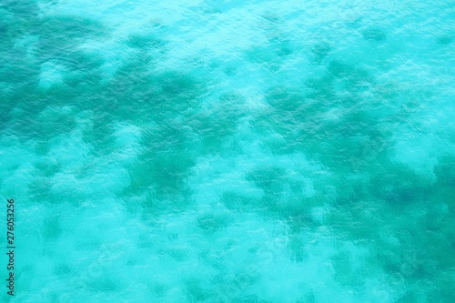 Clear water of the sea background