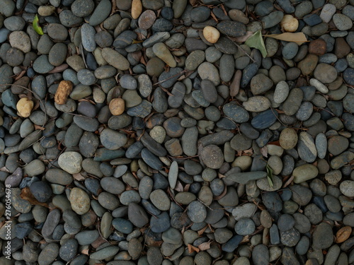 black pebble stone background