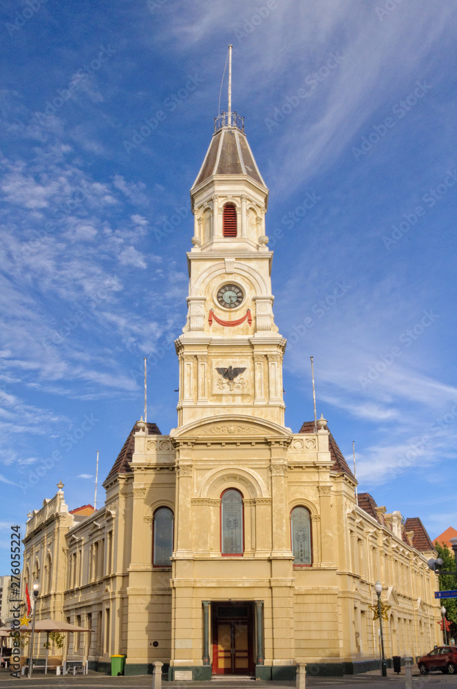 Town Hall at the corner of High, William and Adelaide Streets - Fremantle, WA, Australia Town Hall at the corner of High, William and Adelaide Streets - Fremantle, WA, Australia