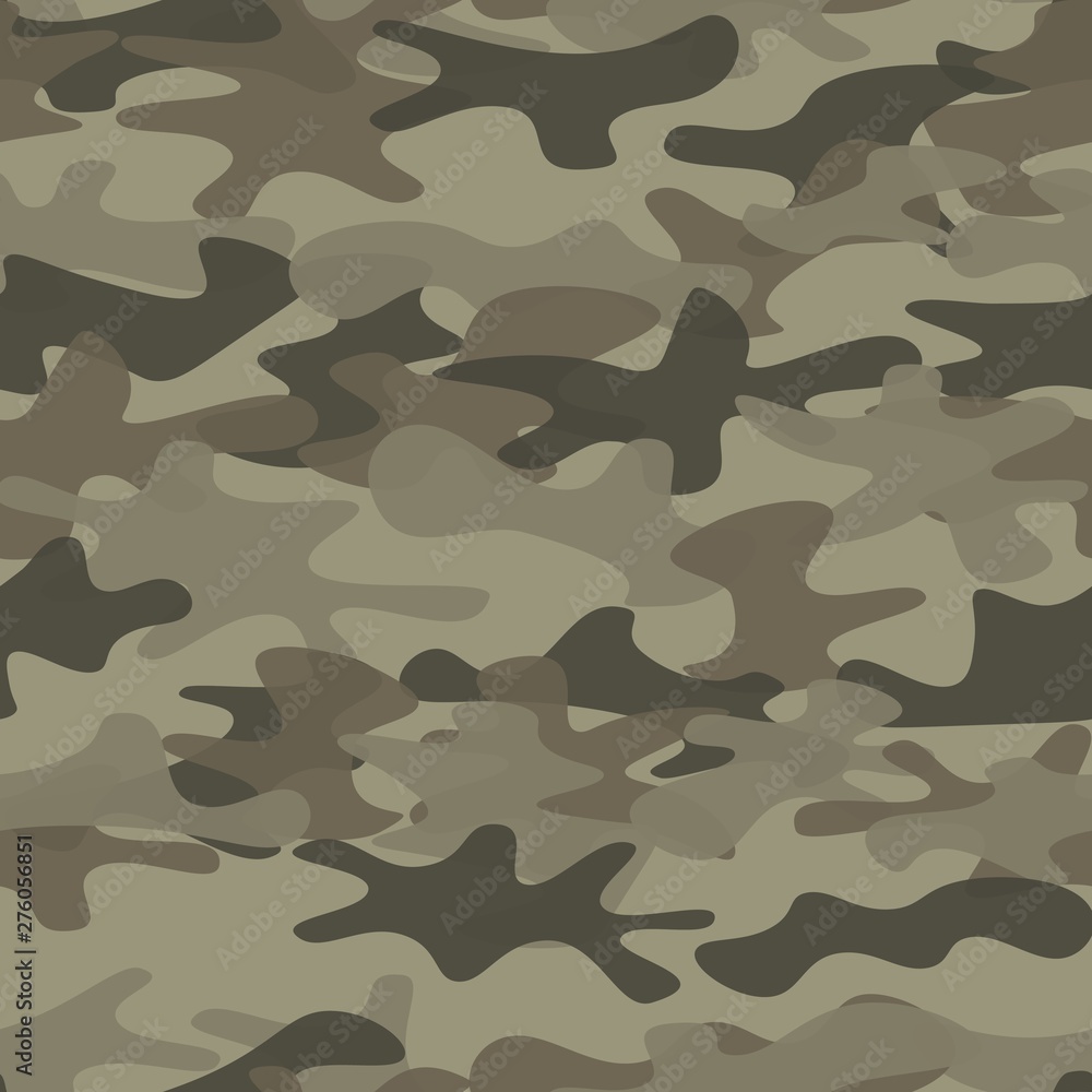 Fototapeta premium Camouflage seamless pattern background masking camo repeat print