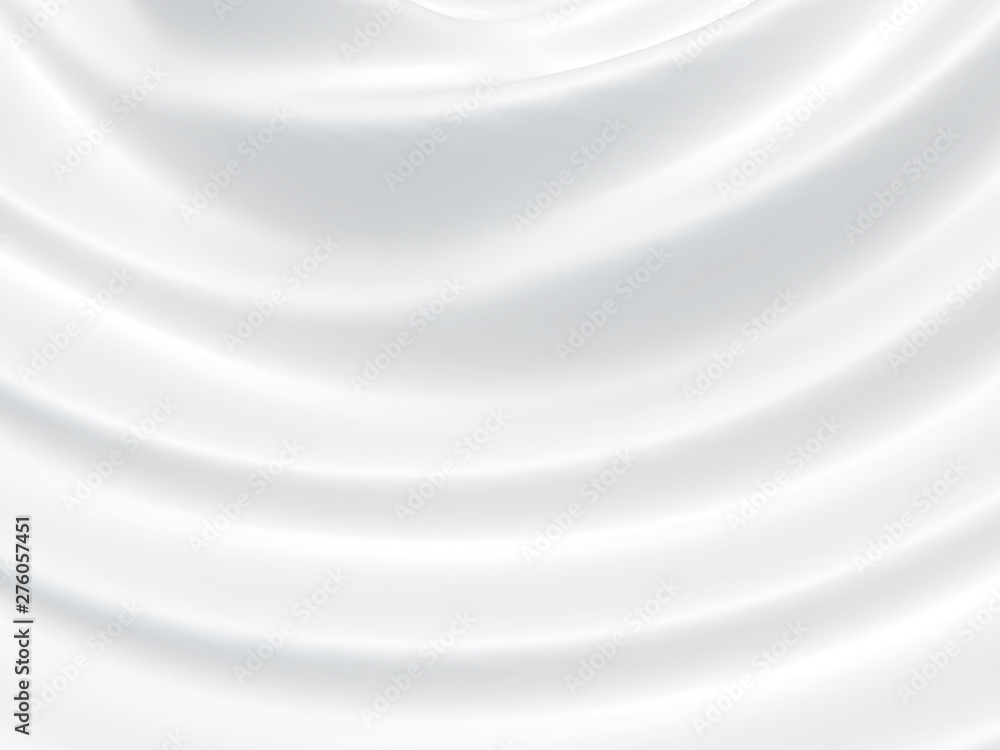 Beautiful White Satin Fabric for Drapery Abstract Background. Silk Fabric. Beautiful White Satin Fabric for Drapery Abstract Background. Silk Fabric.