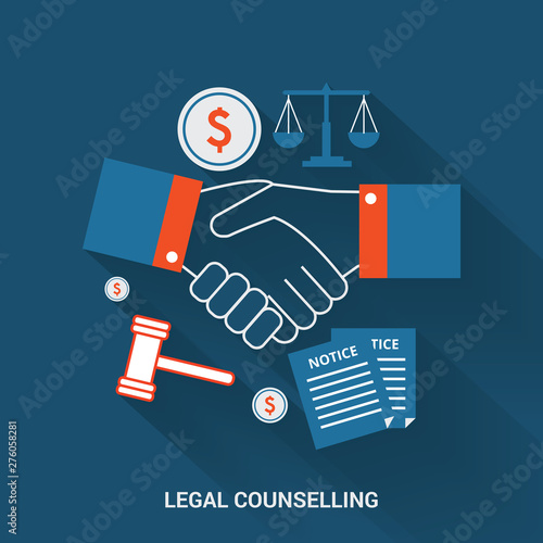 Legal counselling concept