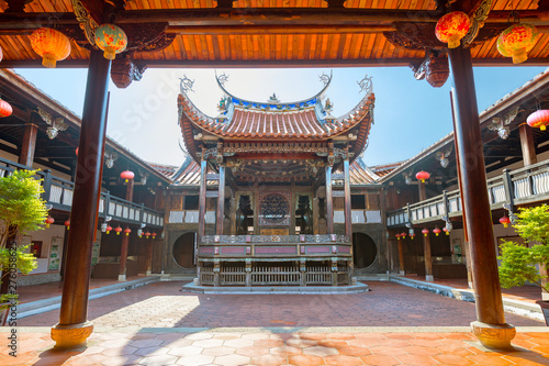 Obraz na płótnie Chinese architecture in Wufeng, Taichung w salonie