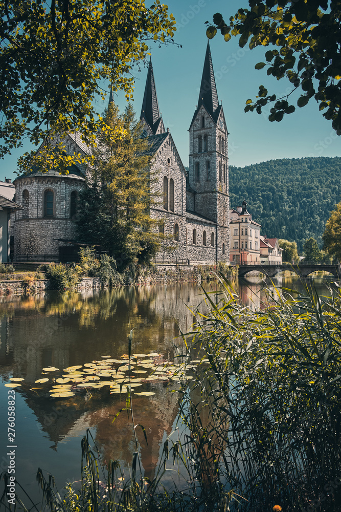 church at town Kocevje - Slovenia