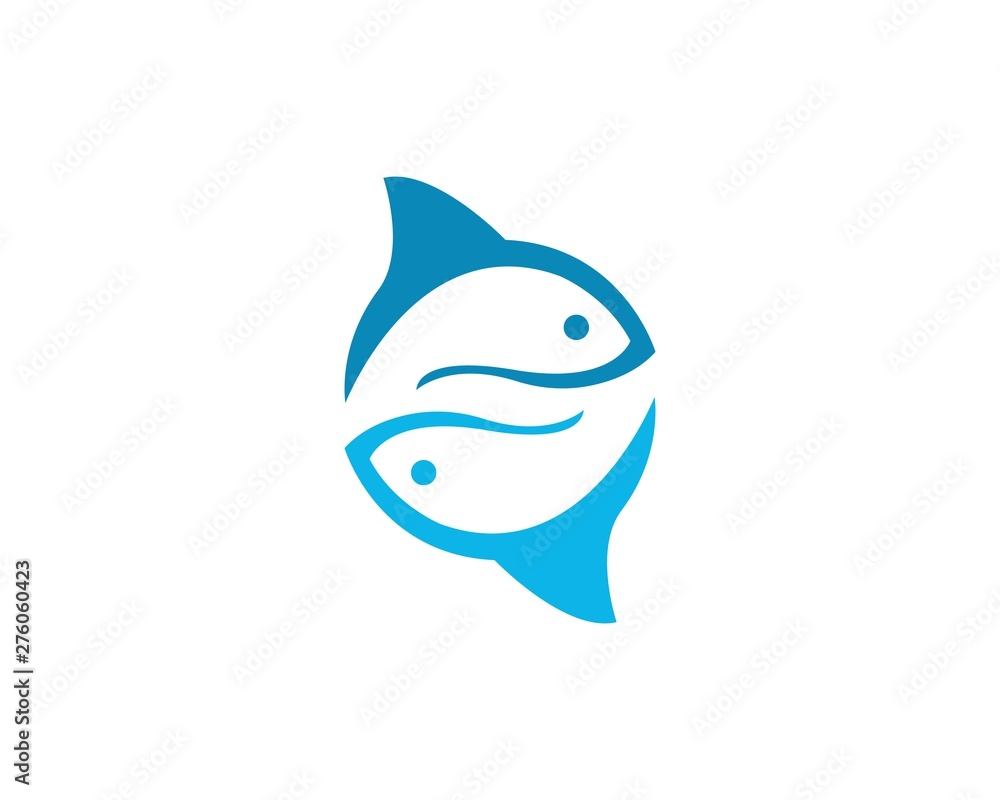 Fish logo template Creative vector symbol Fish logo template Creative vector symbol