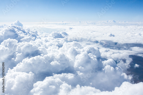 Fototapeta Naklejka Na Ścianę i Meble -  Clouds and sky from airplane window view