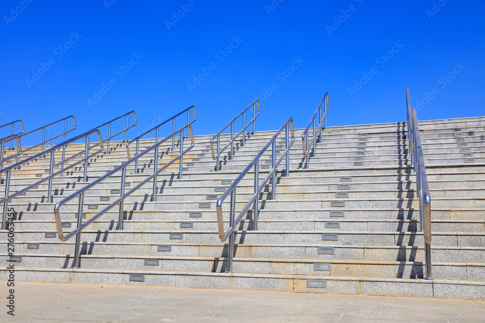Steps and stainless steel railings Steps and stainless steel railings