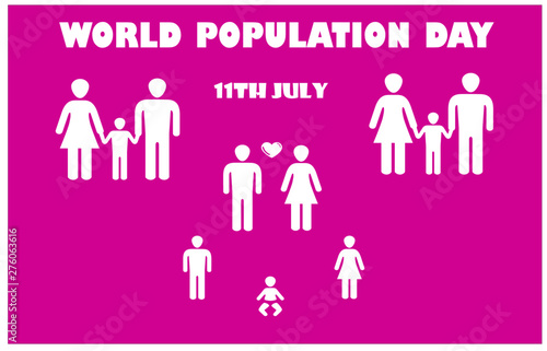 World population day - Graphic illustrator - Human birth cycle 