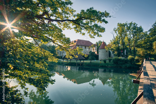 castle Otocec near the river Krka - Slovenia