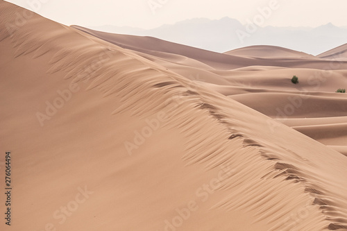 unsurpassed sand dunes in Dasht-e-Lut  Lut desert  the hottest desert in the world  also known as the Kalut Desert