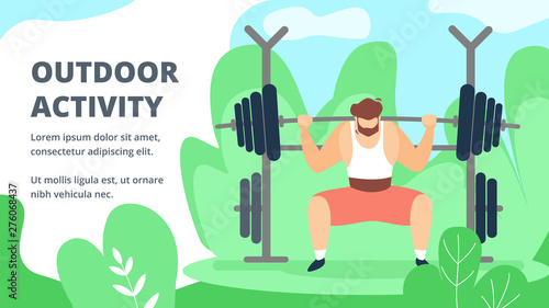 Invitation Flyer is Written Outdoor Activity.