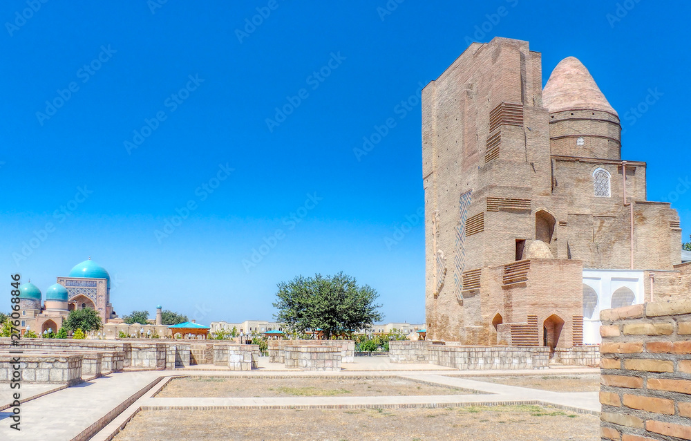 The Dorus-Saodat Mausoleum of Hazrat-i Imam Complex. A famous landmark in city of Shakhrisabz, Uzbekistan.