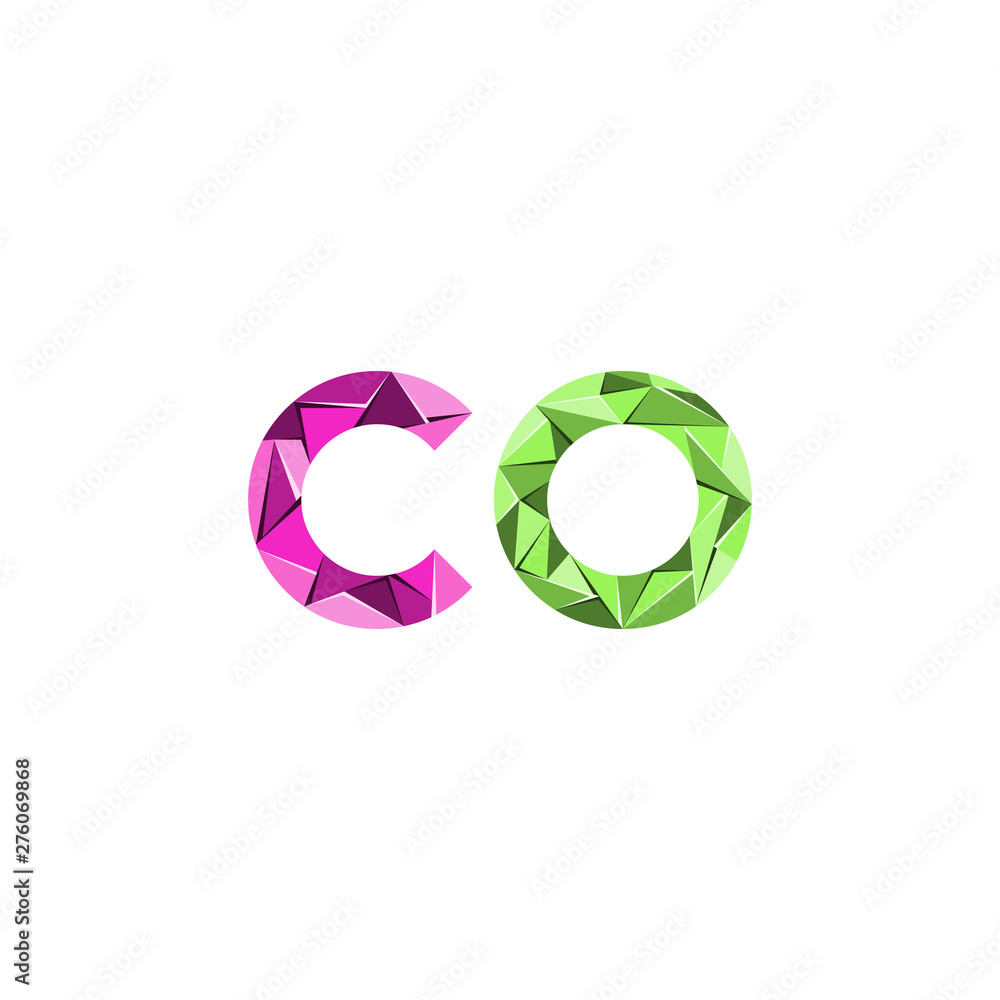 initial letter abstract triangle logo vector initial letter abstract triangle logo vector