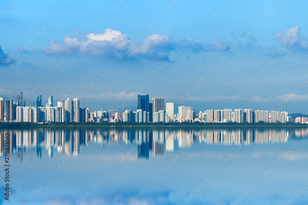 Urban Skyline of Shenzhen Coastal Residential Area