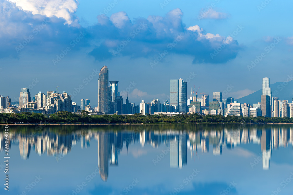 City Skyline of Chegongmiao Financial District, Shenzhen