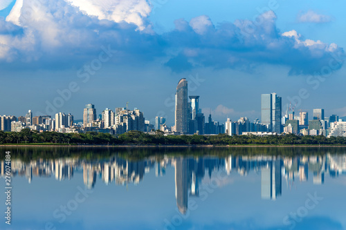 City Skyline of Chegongmiao Financial District  Shenzhen