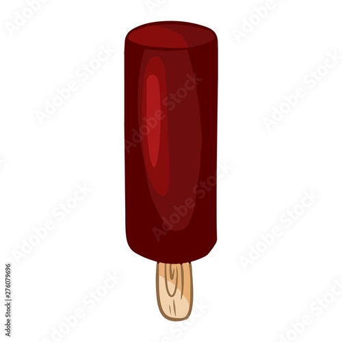 Eskimo hand drawn cartoon doodle. Cute ice cream image