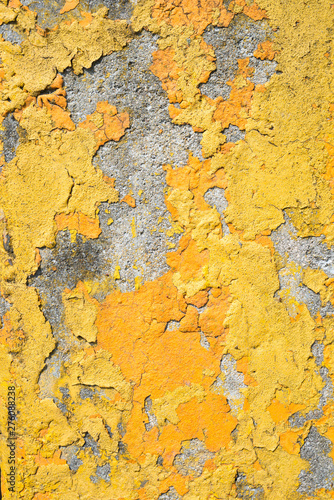 abstract yellow texture old concrete. vintage background 