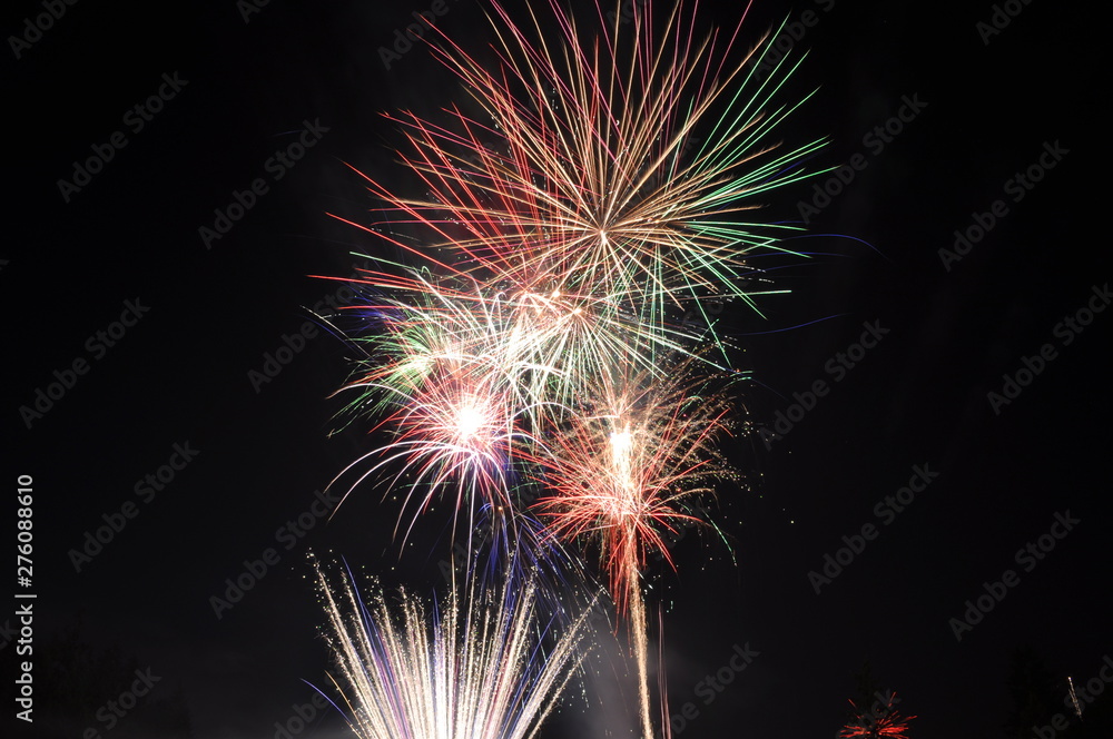 Multi-Colored Fireworks