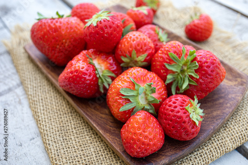 Tableau sur toile fraises