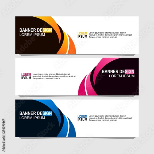 Vector abstract design banner web template.can be use for, landing page, website, mobile app, poster, flyer, coupon, gift card, smartphone template, web design
