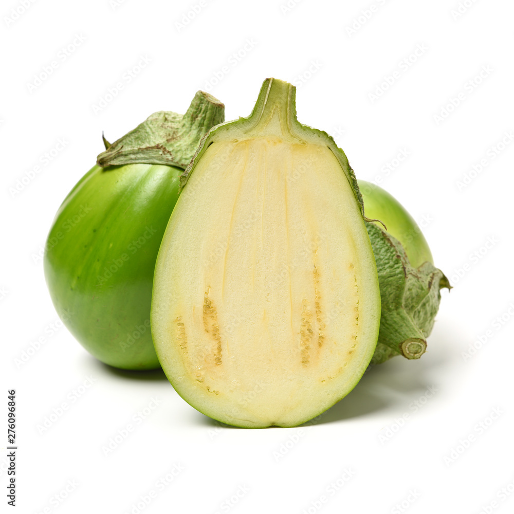 aubergine isolated on white background aubergine isolated on white background