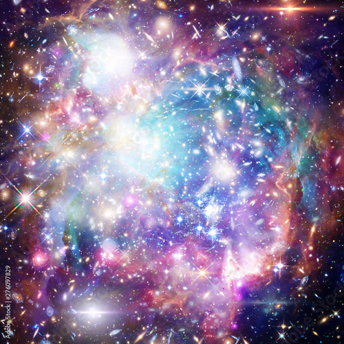 Galaxy  nebula and gas. The elements of this image furnished by NASA.