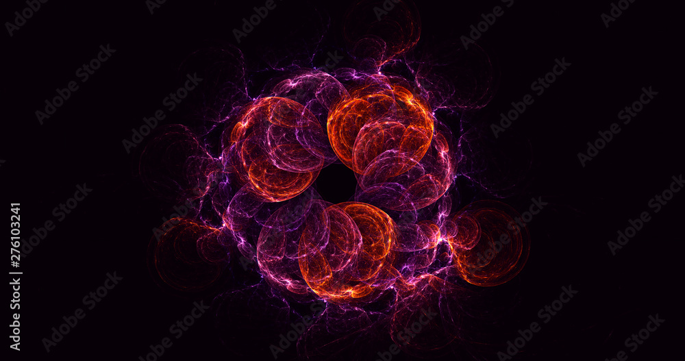 3D rendering abstract round light background 3D rendering abstract round light background