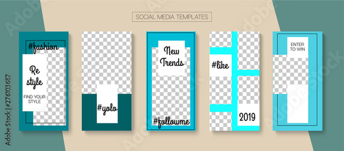 Mobile Stories Vector Collection.