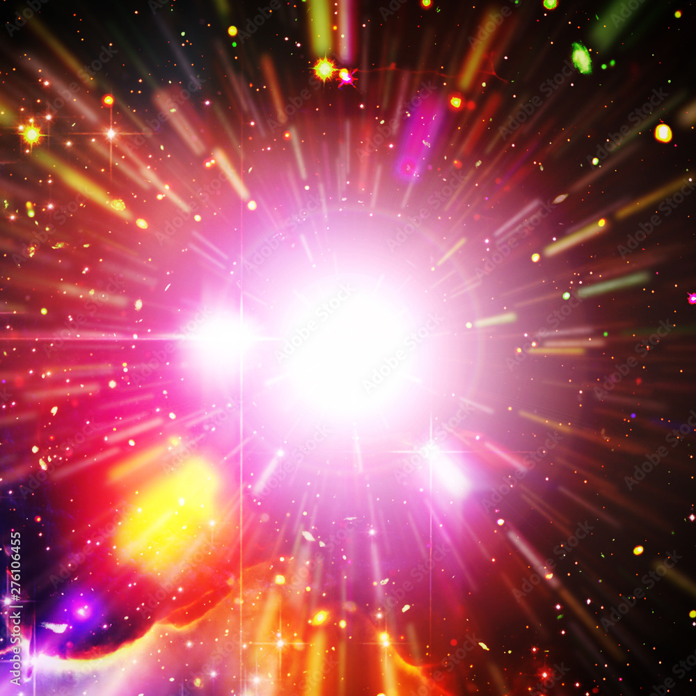 Explosion in galaxy. The elements of this image furnished by NASA. Explosion in galaxy. The elements of this image furnished by NASA.