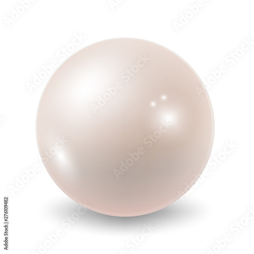pearl isolated on white back
