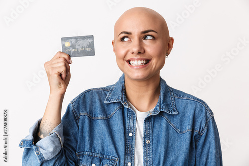 Photos Portrait of a beautiful young hairless woman