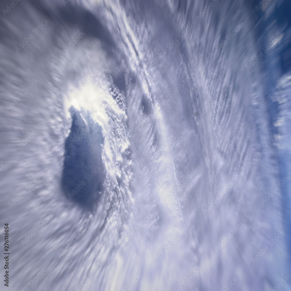 Hurricane approaches. Tornado. The elements of this image furnished by NASA.