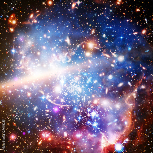 Galaxy. The elements of this image furnished by NASA.