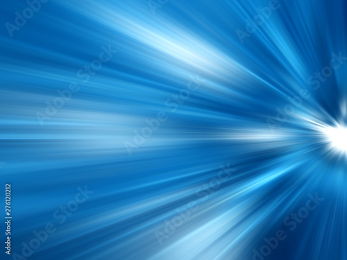 Starburst Blue Light Beam Abstract Background 