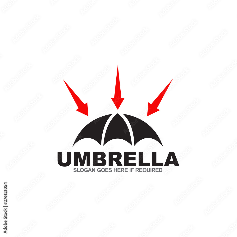 Umbrella icon logo design vector template Umbrella icon logo design vector template