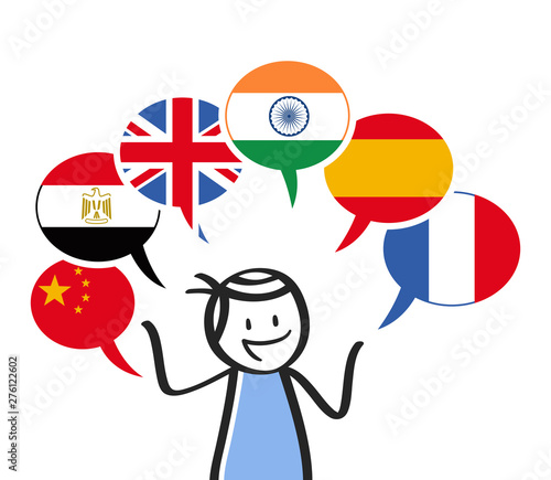 Interpreter speaking multiple languages