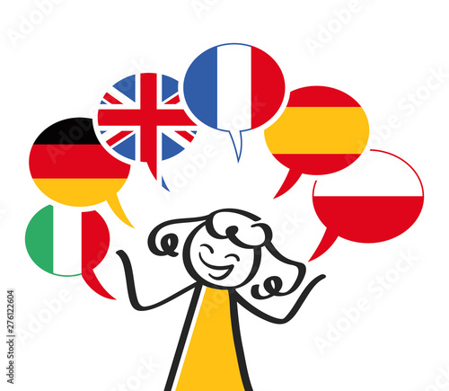 Interpreter speaking multiple European languages