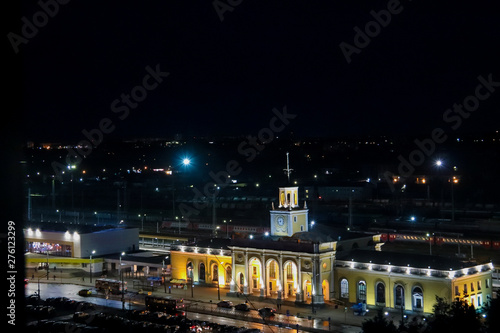 The station square of Yaroslavl. Night © Александра Распопина
