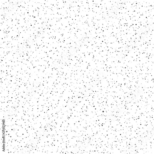 Gray colored dots over white background like snow. Circles with random size