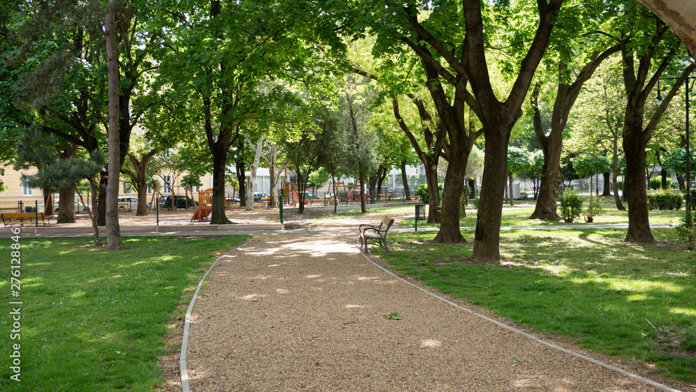 batthany square in gyor, hungary