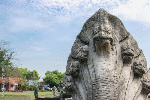 Stone statue in Phimai Historical park, Phimai, Nakhon Ratchasima