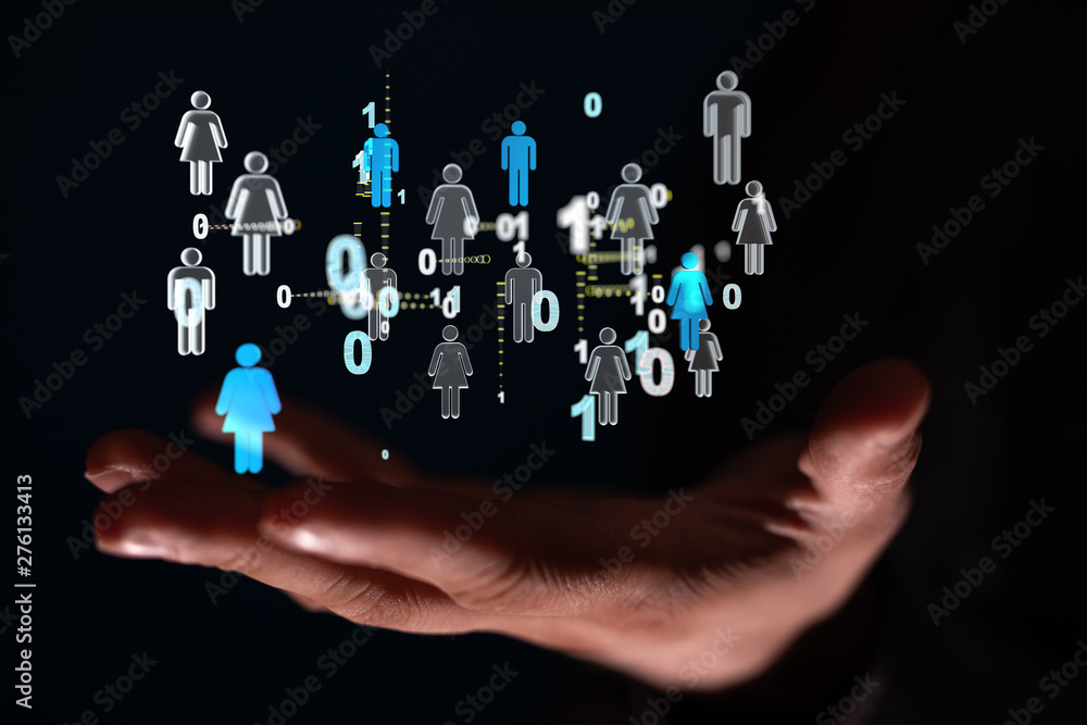 Social network background . Mixed media Social network background . Mixed media