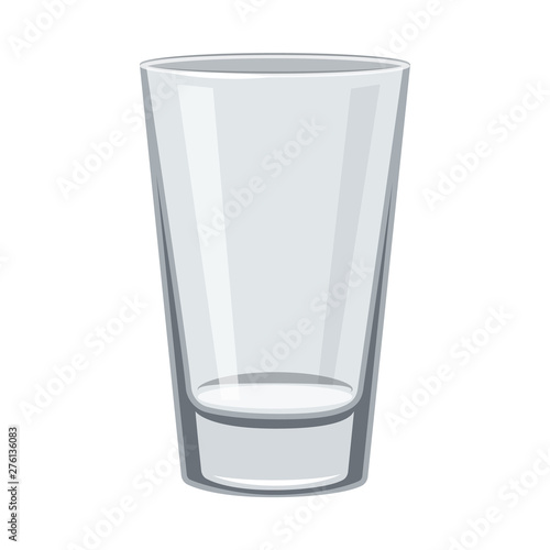 Isolated object of dishes and container sign. Set of dishes and glassware stock vector illustration.