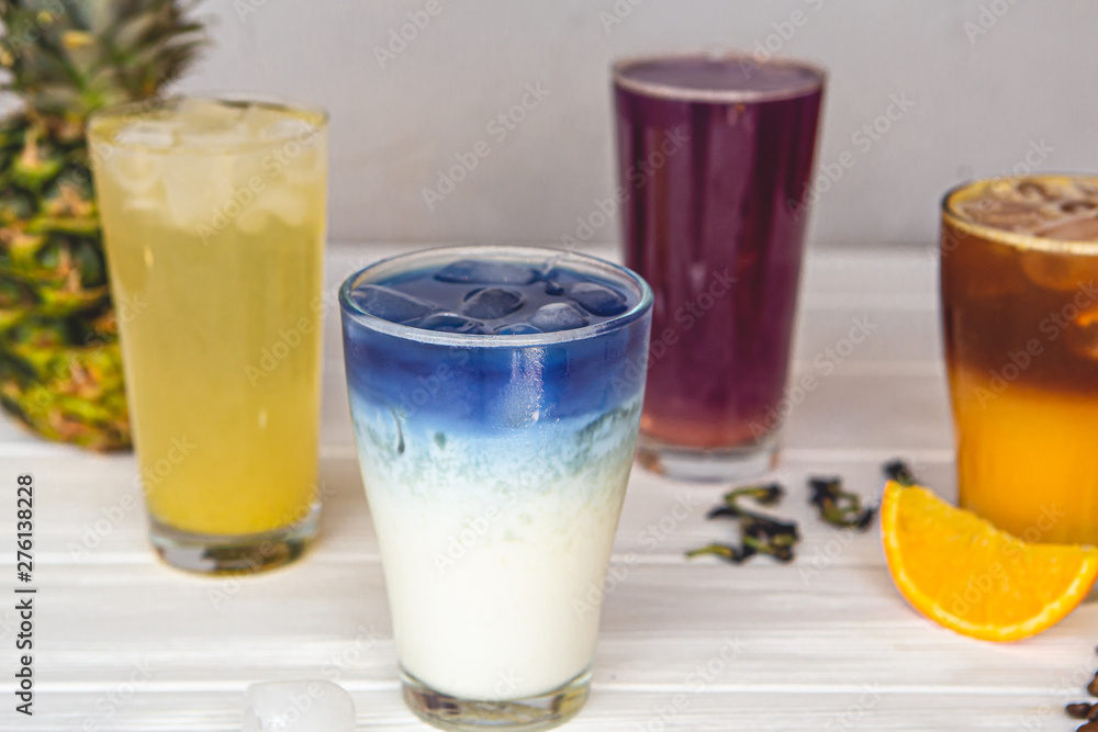 quench the summer thirst with the help of rich, colorful refreshing cocktails with fruits, vegetables, coffee, milk plant, which photographed on a white background quench the summer thirst with the help of rich, colorful refreshing cocktails with fruits, vegetables, coffee, milk plant, which photographed on a white background