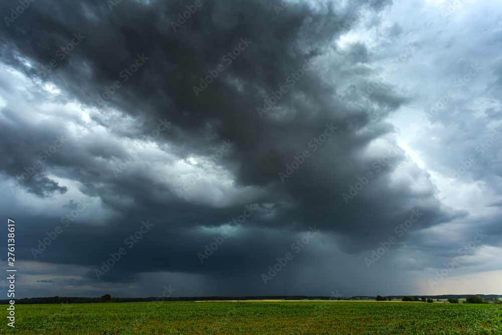 Tropic storm clouds with micro burst rain Tropic storm clouds with micro burst rain