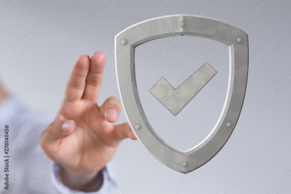 security data code digital in hand security data code digital in hand