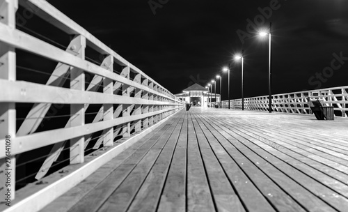 Fototapeta Naklejka Na Ścianę i Meble -  Walking at the pier