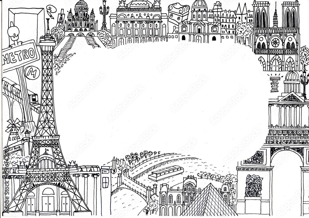 Obraz premium paris poster